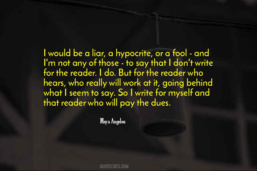 Sayings About A Hypocrite #1475769