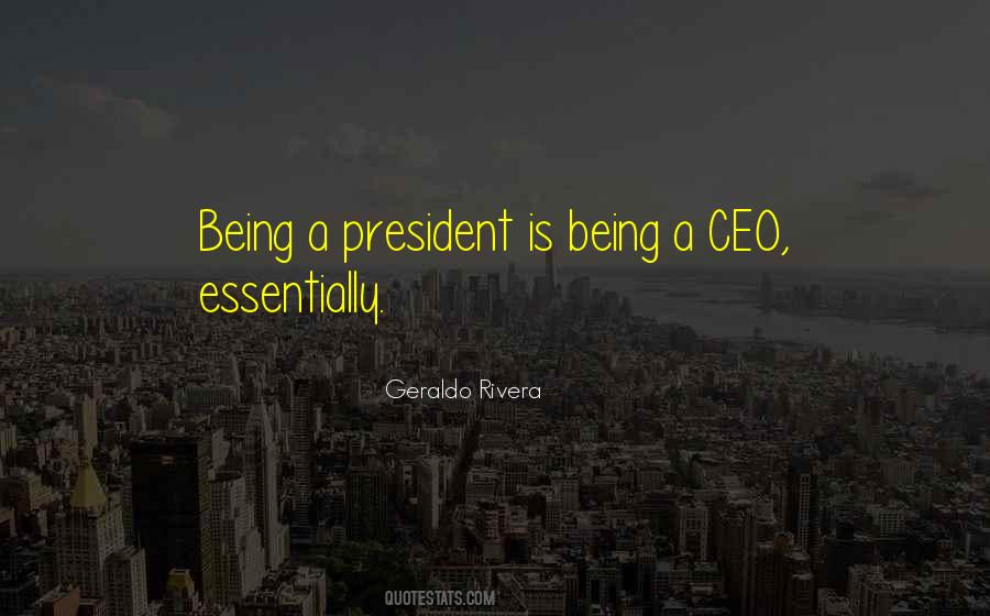 Sayings About Being A President #586538