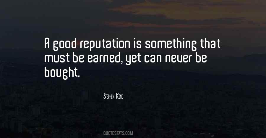 Sayings About A Good Reputation #900000