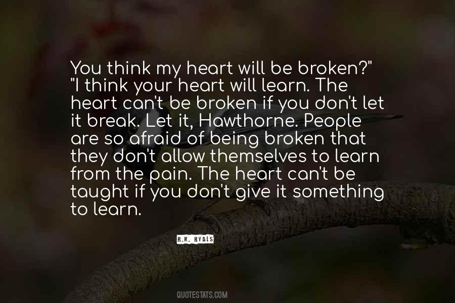 Sayings About The Broken Heart #183711