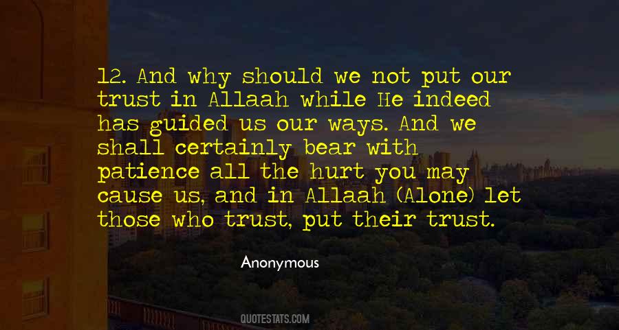 Sayings About Trust And Hurt #1846671