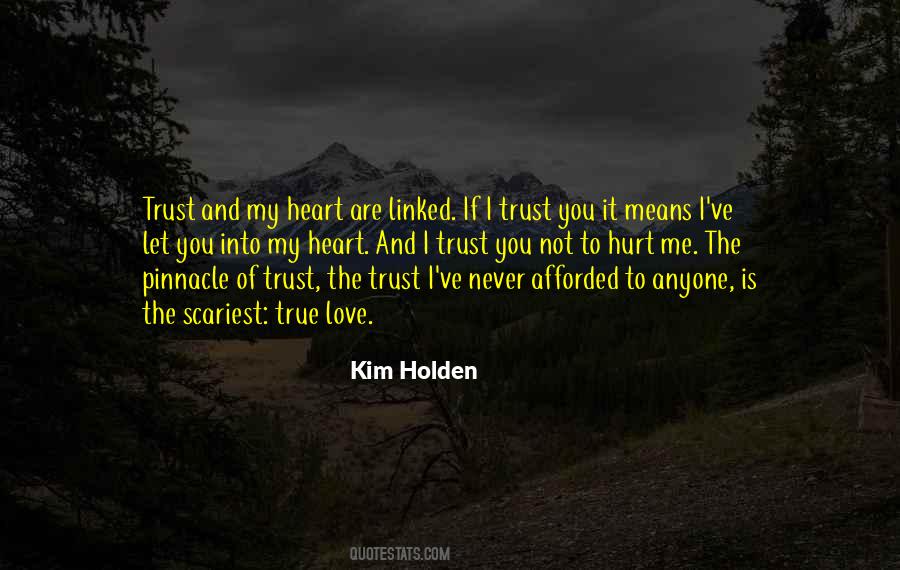 Sayings About Trust And Hurt #791517