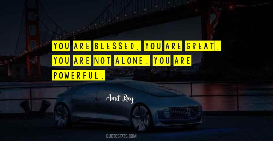 You Are Blessed Sayings #910864