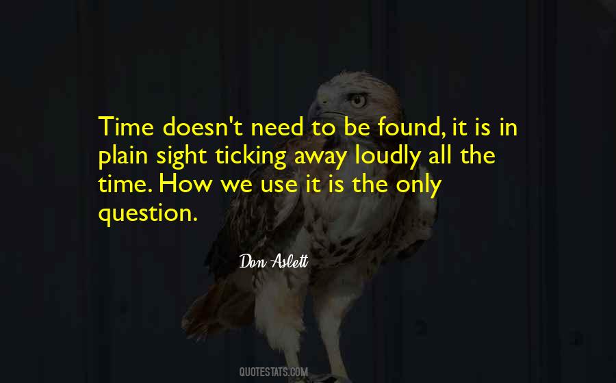 Quotes About Time Ticking #1142607