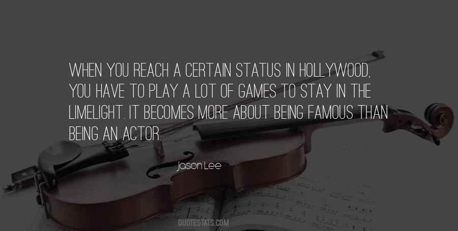 Famous Actor Sayings #983377