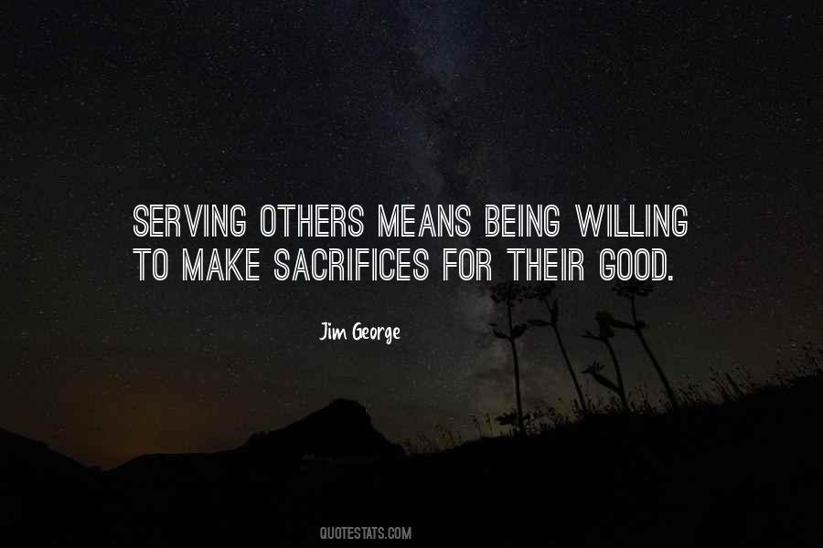 Quotes About Sacrifice For Others #1104561