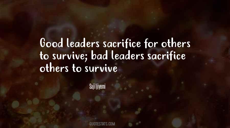 Quotes About Sacrifice For Others #1578209