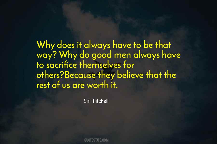 Quotes About Sacrifice For Others #1848358