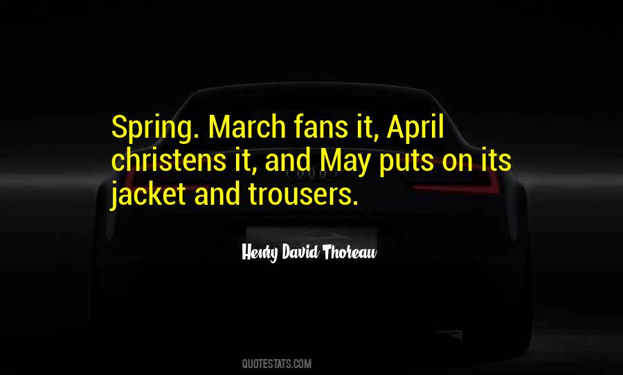 March And April Sayings #1227979