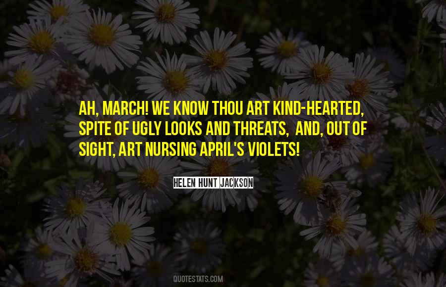 March And April Sayings #1255867