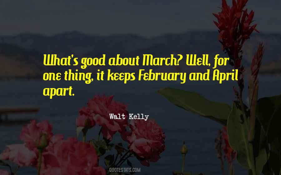 March And April Sayings #1311765
