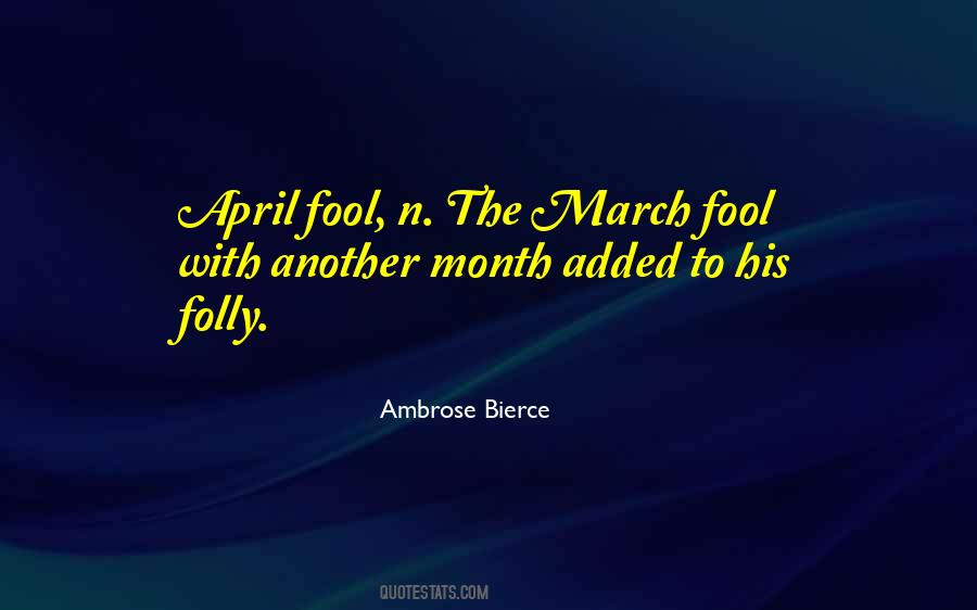 March And April Sayings #902787