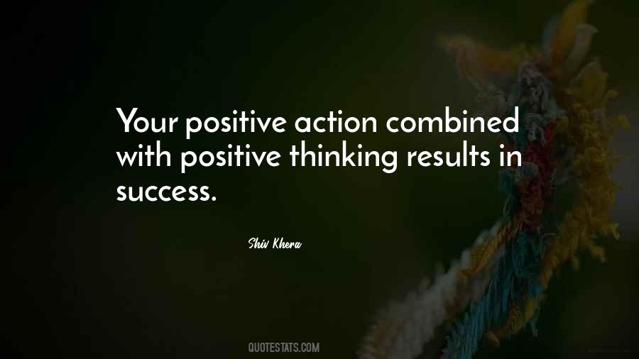 Positive Action Sayings #1554558