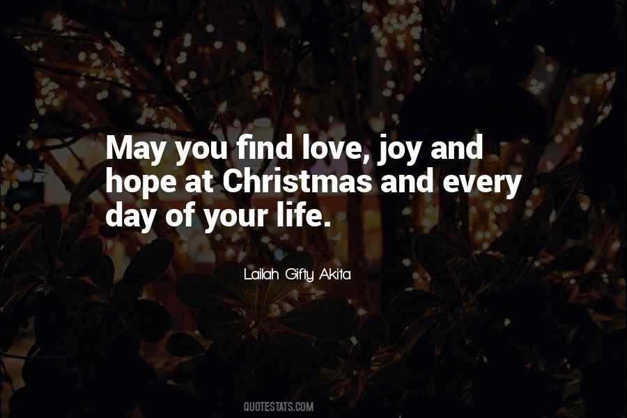 Quotes About Joy And Hope #1496875