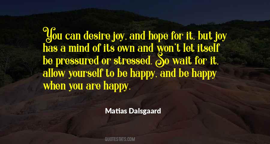 Quotes About Joy And Hope #1661700