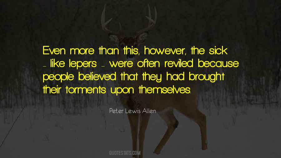 Quotes About Lepers #14048