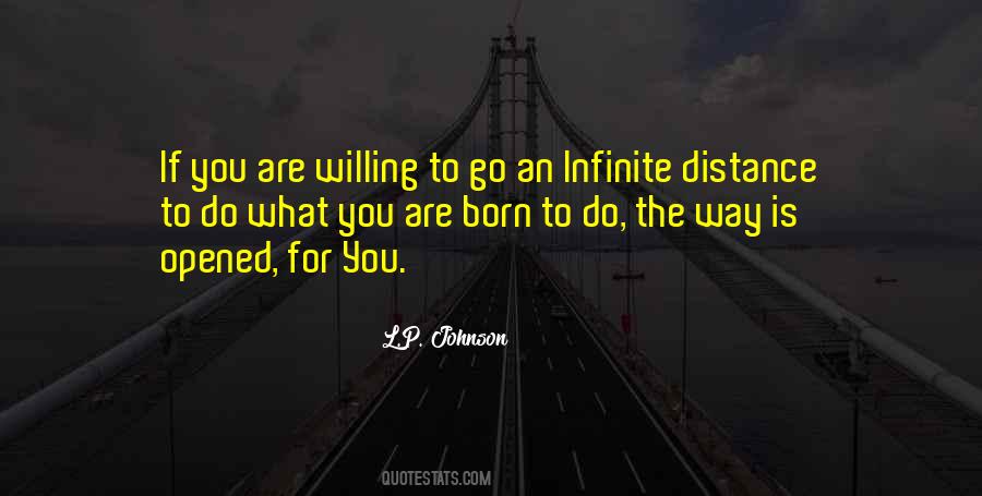 Go The Distance Sayings #1877975
