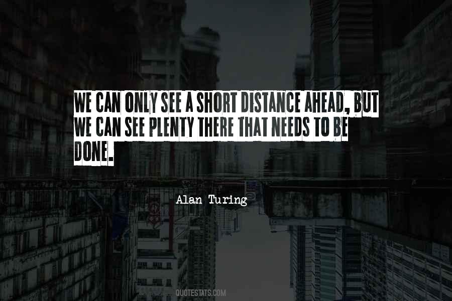 Short Distance Sayings #56333