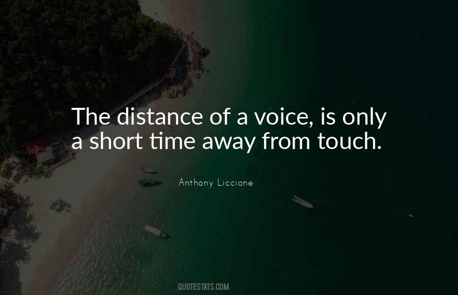 Short Distance Sayings #627347