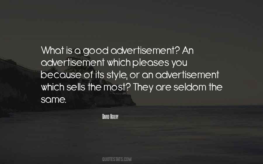 Good Advertisement Sayings #426104