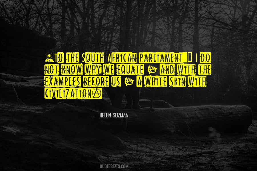 White South African Sayings #1304109