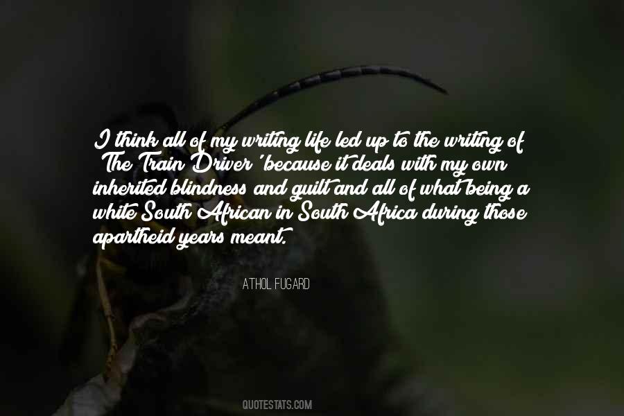 White South African Sayings #311348