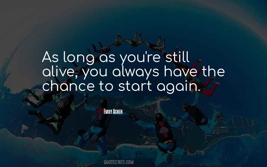 Start Again Sayings #1251232