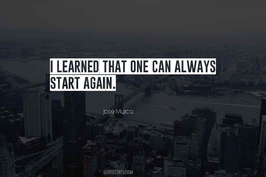 Start Again Sayings #1283160