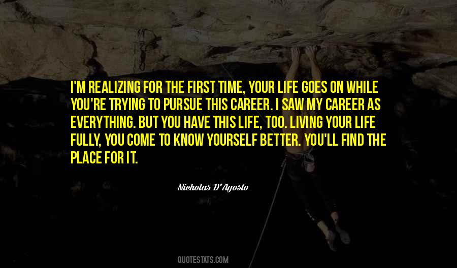 Quotes About Living For Yourself #1114596