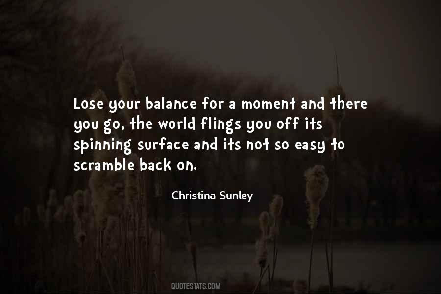 Balance Your Life Sayings #27176