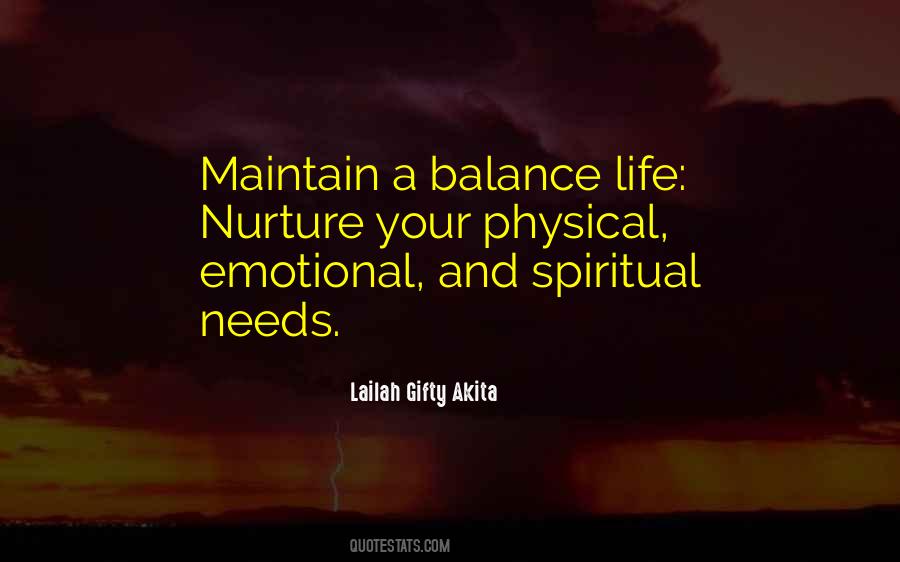 Balance Your Life Sayings #694583