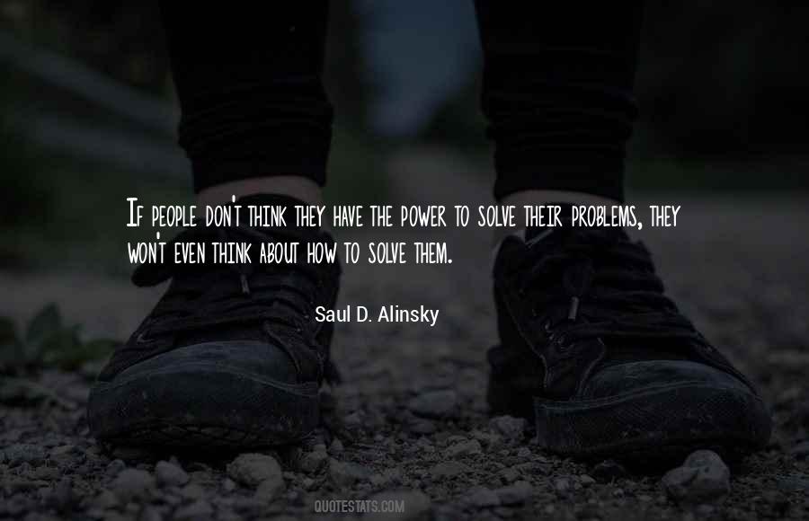 Saul Alinsky Sayings #740812