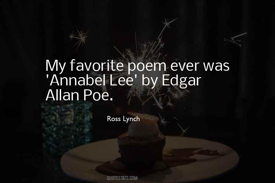 Allan Poe Sayings #233752