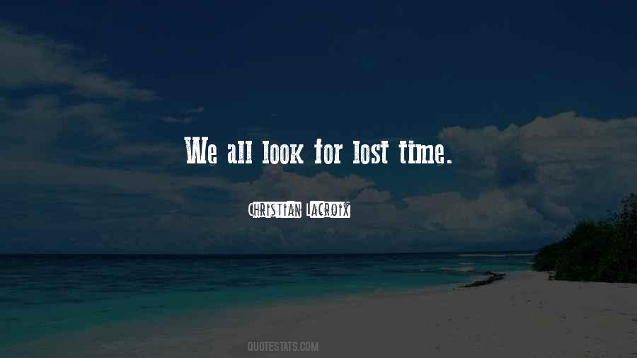 Time Lost Sayings #76755