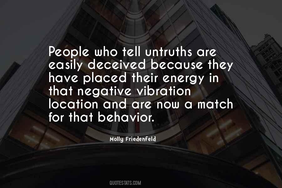 Quotes About Negative Energy #115271