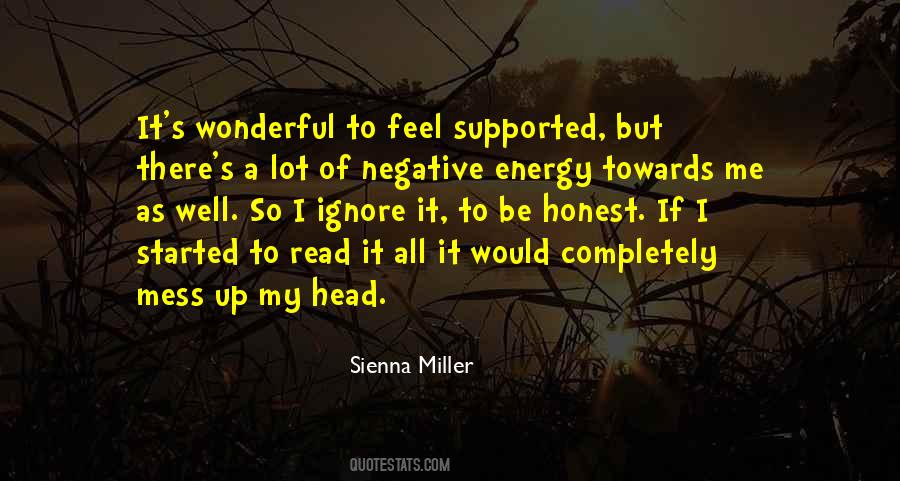 Quotes About Negative Energy #579002