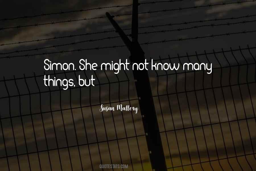 Quotes About Simon #1282482