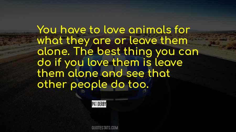 Love Animals Sayings #202013