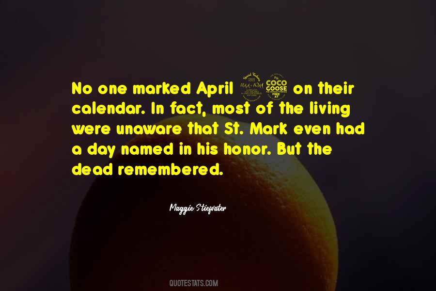 April Calendar Sayings #1207705
