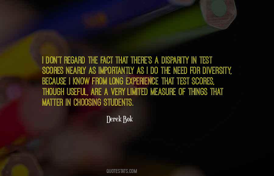 Quotes About Test Scores #185425