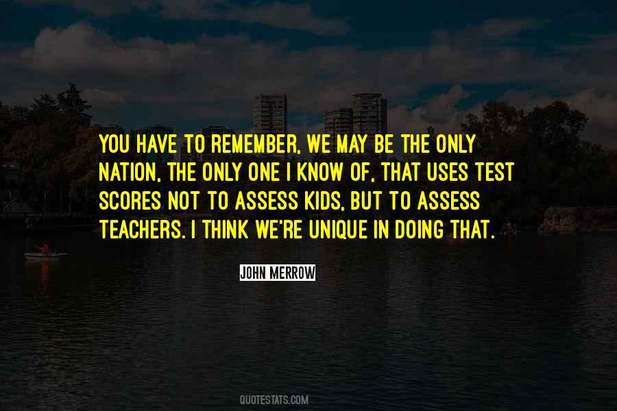 Quotes About Test Scores #1859429