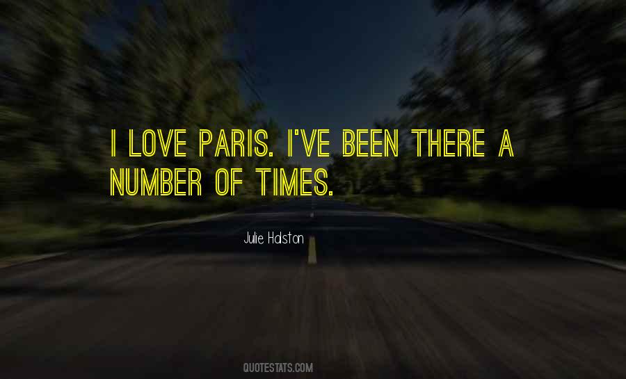 I Love Paris Sayings #836452