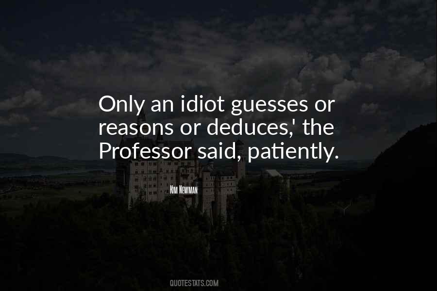 Quotes About Professor Moriarty #946492