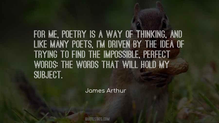 James Arthur Sayings #958799