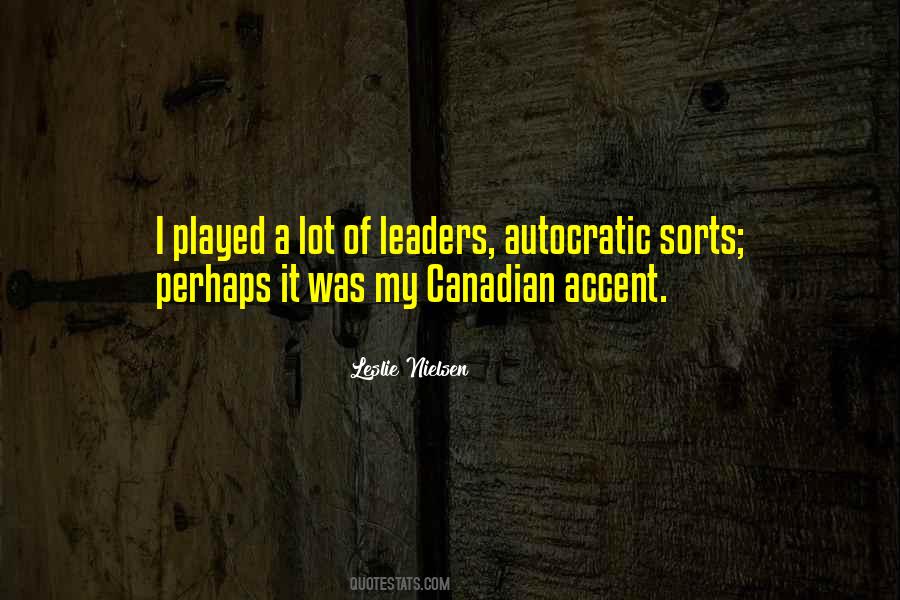 Canadian Accent Sayings #435645