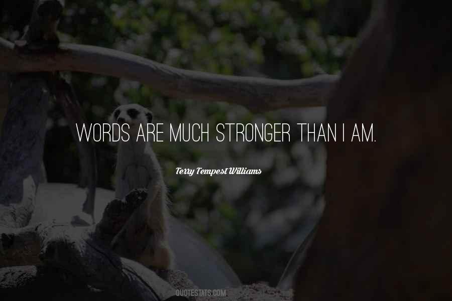 Stronger Than Sayings #1274212