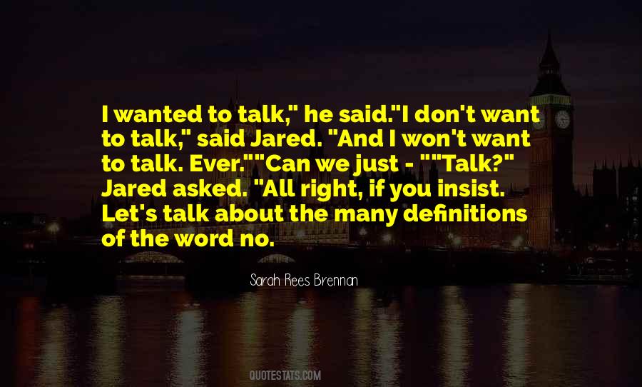 All Talk Sayings #10431