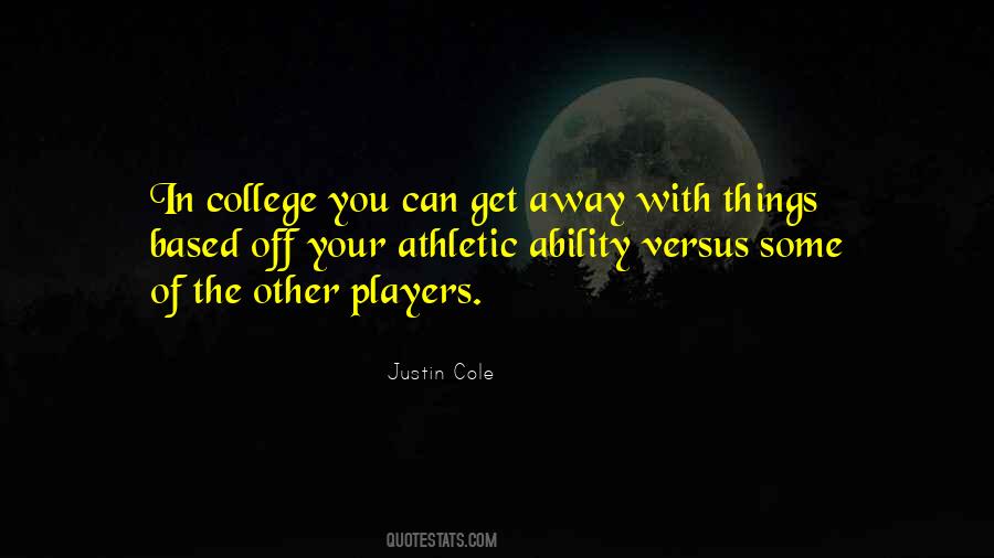 College Athletic Sayings #1518637