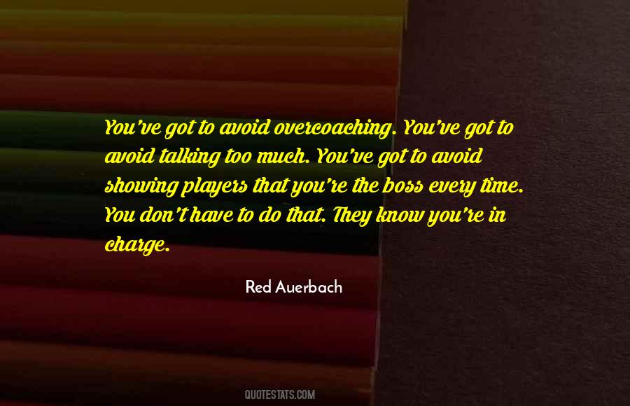 Red Auerbach Sayings #1501518