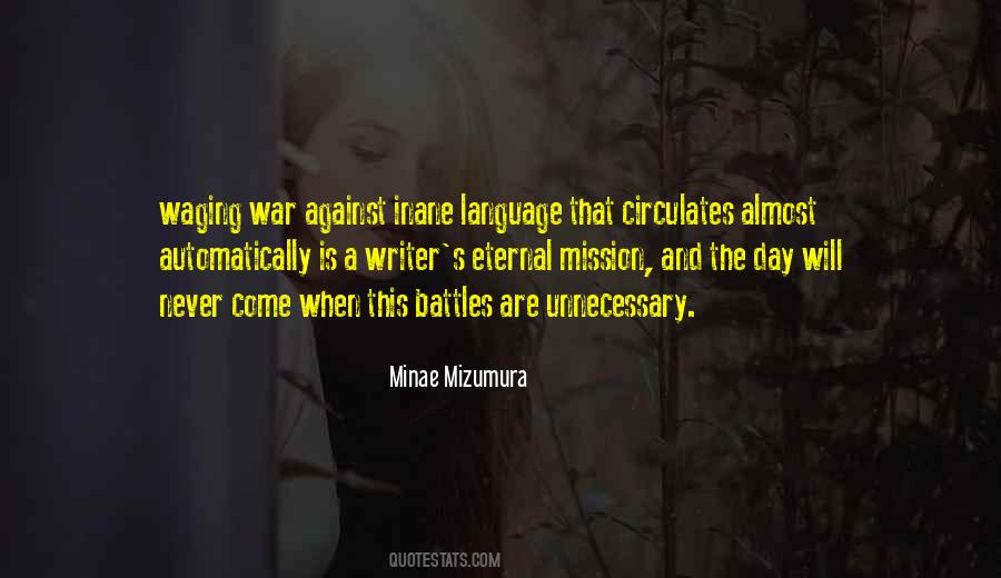 Quotes About Waging War #1628097